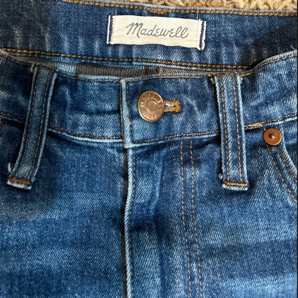 MADEWELL The High Rise Slim Boyjean Cuffed in Size 28 - SOLD OUT on their site! - Picture 8 of 10
